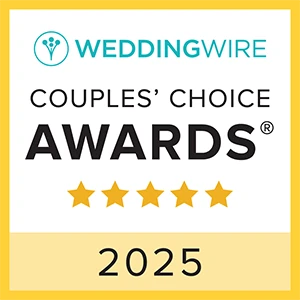 WeddingWire Couples' Choice Awards 2025 badge