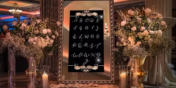 Magic Mirror for weddings and events in NJ from FNA Events